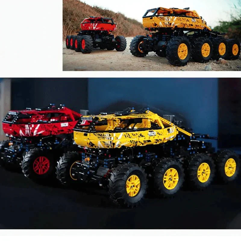 Brick MOC 8-Wheel Drive Off-Roader | 1961pcs - Brick Car Merchant