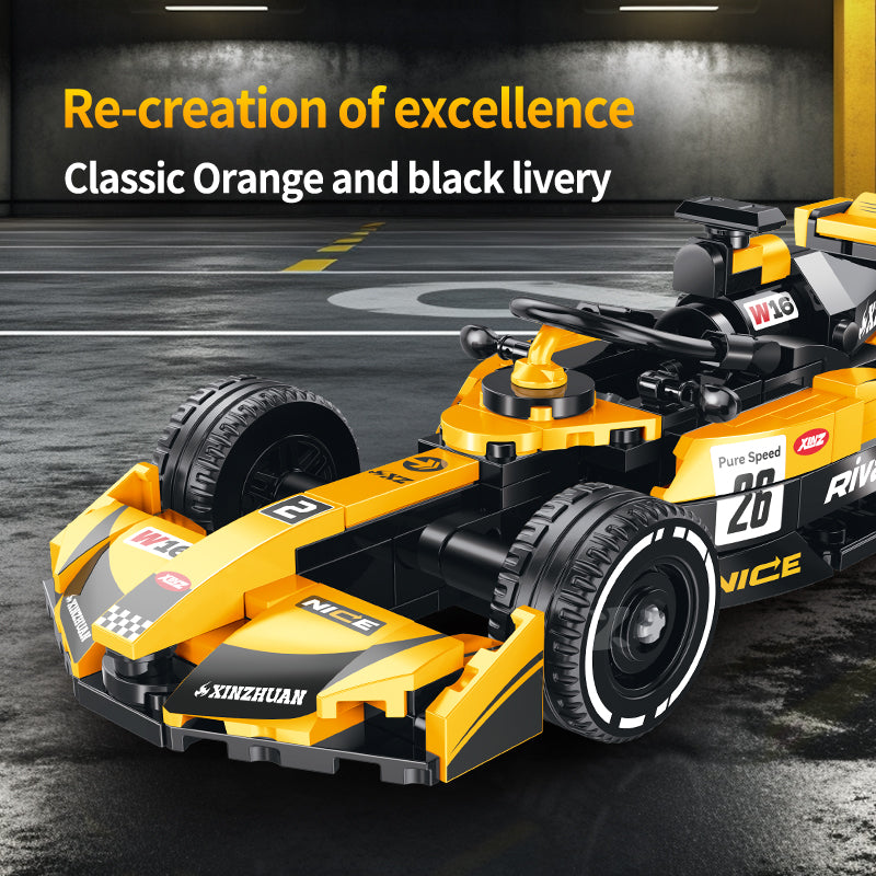 Brick MOC French Single Seater | 402pcs - Brick Car Merchant