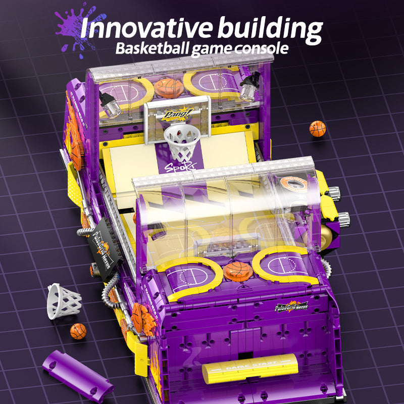 Brick MOC Basketball Showdown Arcade | 2036 pieces - Brick Car Merchant