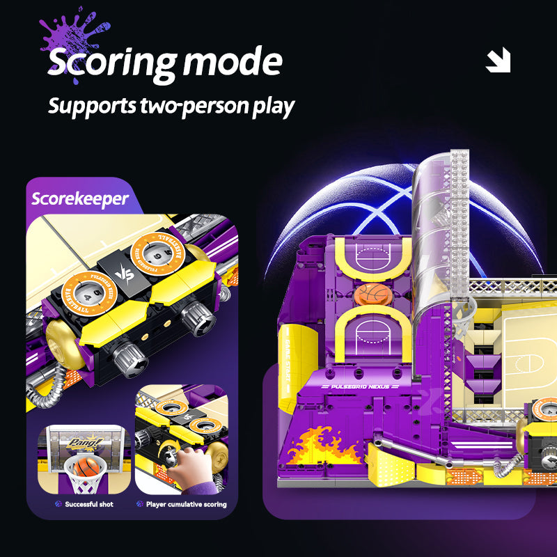 Brick MOC Basketball Showdown Arcade | 2036 pieces - Brick Car Merchant