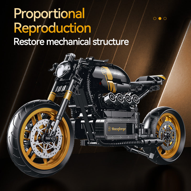 BMW K100 Cafe Racer 1:8 building set - image 8