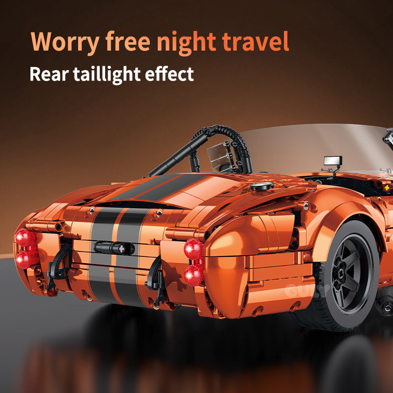 Brick MOC Shelby Cobra 427 Copperhead Edition | 2765 pieces - Brick Car Merchant