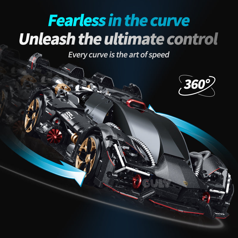Brick MOC Lamborghini "Nexform" Terzo Millennio | 2104 pieces - Brick Car Merchant