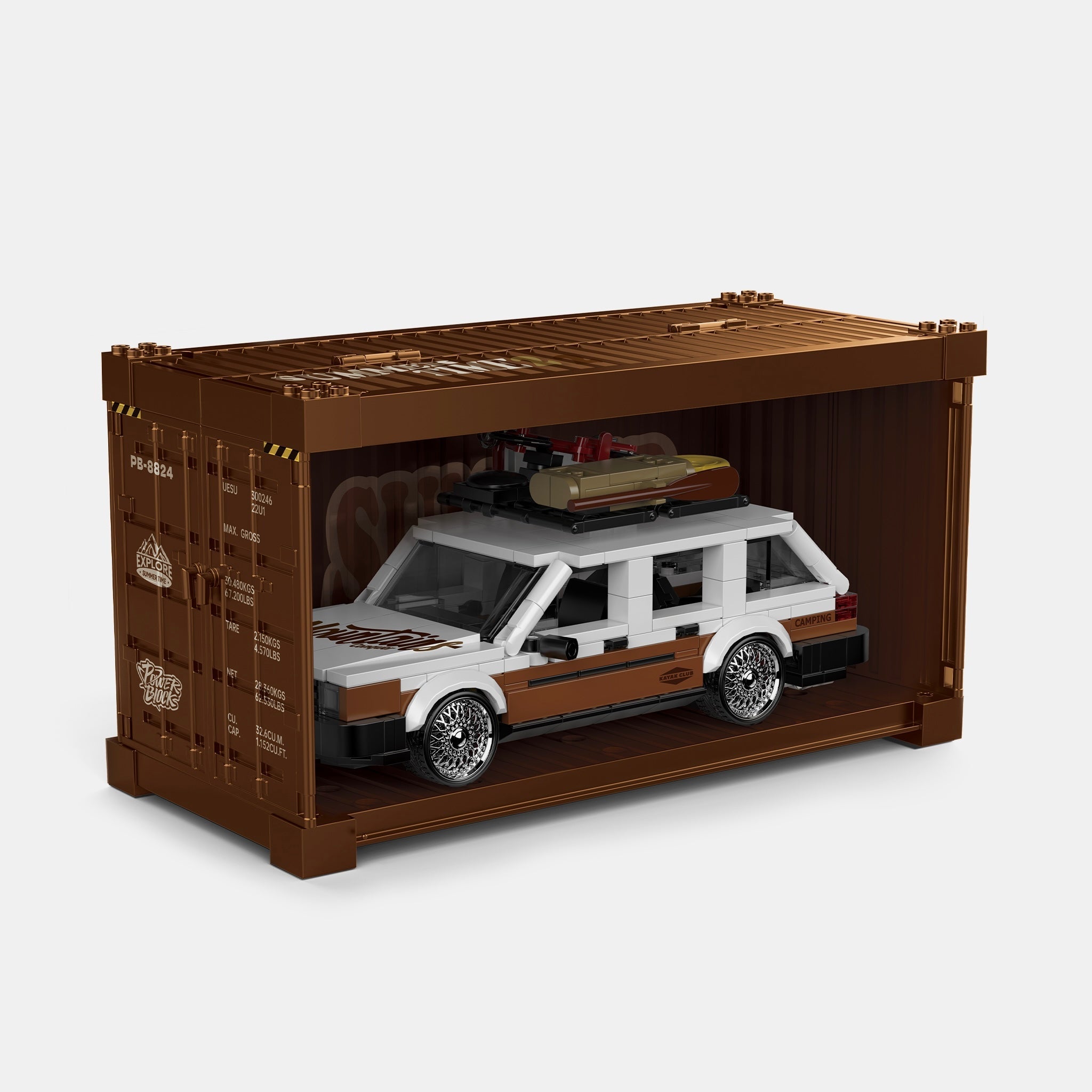 Brick MOC 80s German Wagon Sleeper - Brick Car Merchant