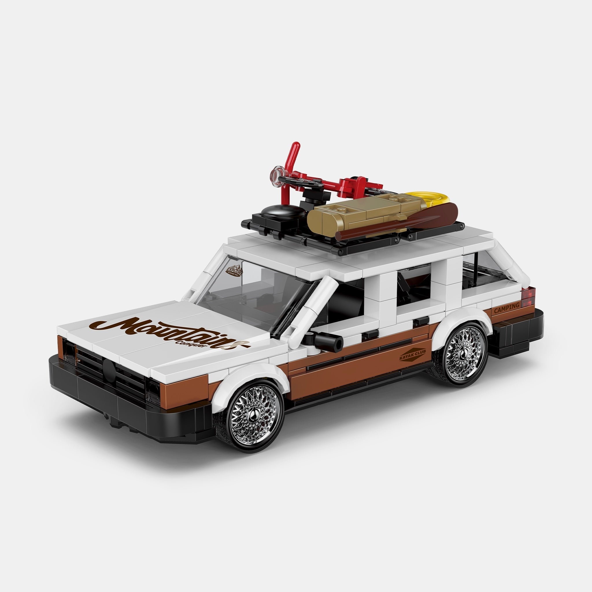 Brick MOC 80s German Wagon Sleeper - Brick Car Merchant