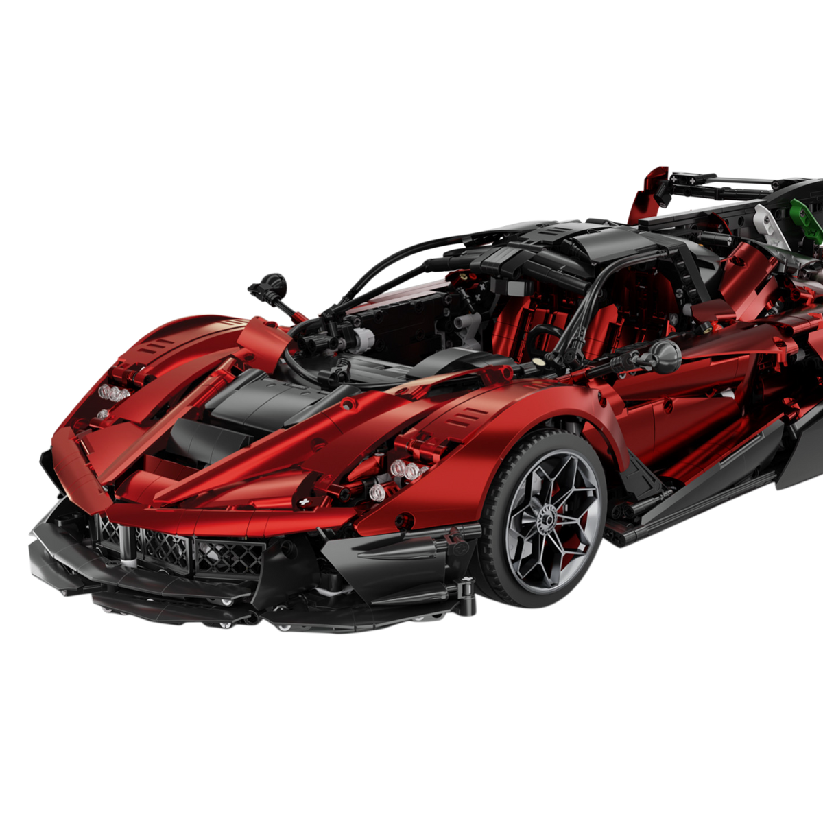 Brick MOC The Ultimate Scarlet Italian Flagship - Brick Car Merchant