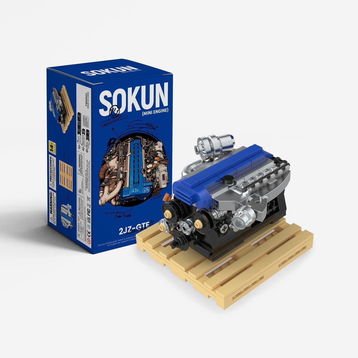 Brick MOC Toyota 2JZ-GTE Mini Engine - Brick Car Merchant