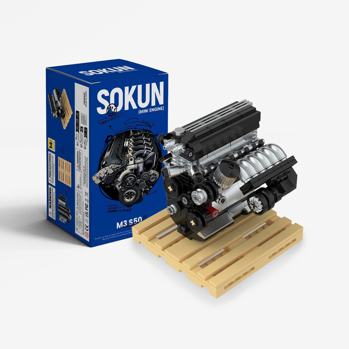 Brick MOC BMW M3 S50 Mini Engine - Brick Car Merchant