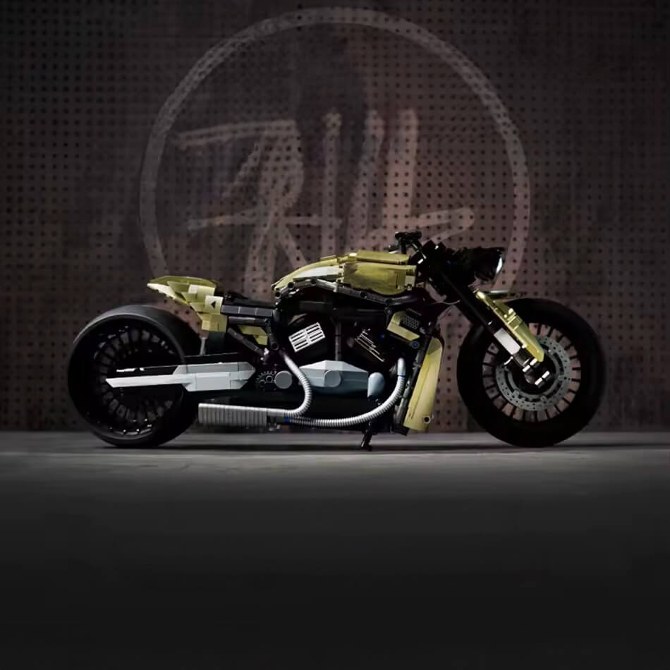 LEGO MOC Legendary American Chopper Bike | 2426pcs - Brick Car Merchant