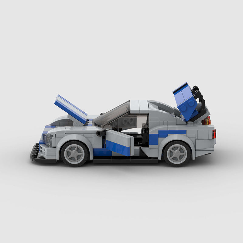 Brick MOC Nissan Skyline GT-R R34 Fast & Furious - Brick Car Merchant