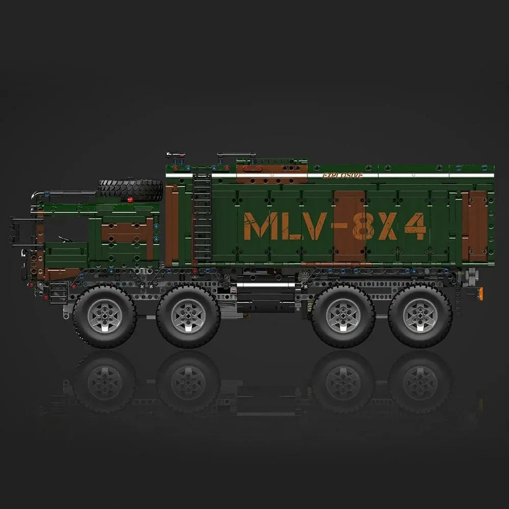 Brick MOC 8x8 Desert Heavy Hauler | 3594pcs - Brick Car Merchant