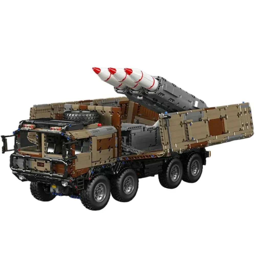 Brick MOC 8x8 Desert Heavy Hauler | 3594pcs - Brick Car Merchant