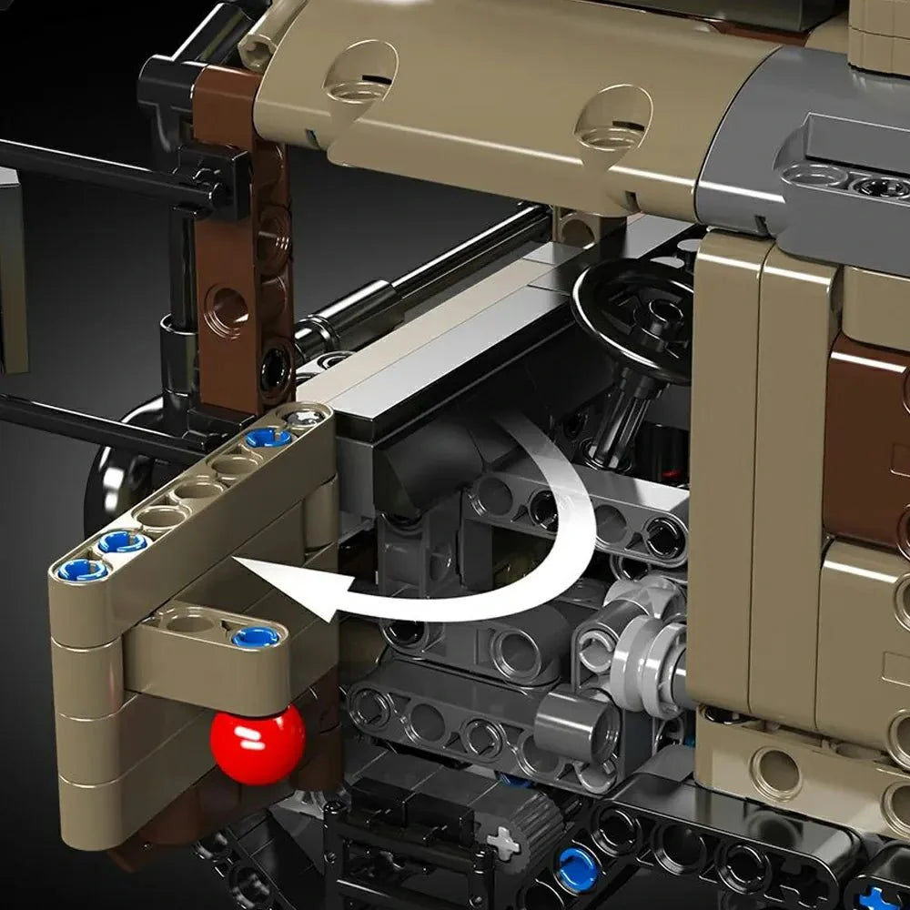 LEGO MOC 8x8 Desert Heavy Hauler | 3594pcs - Brick Car Merchant