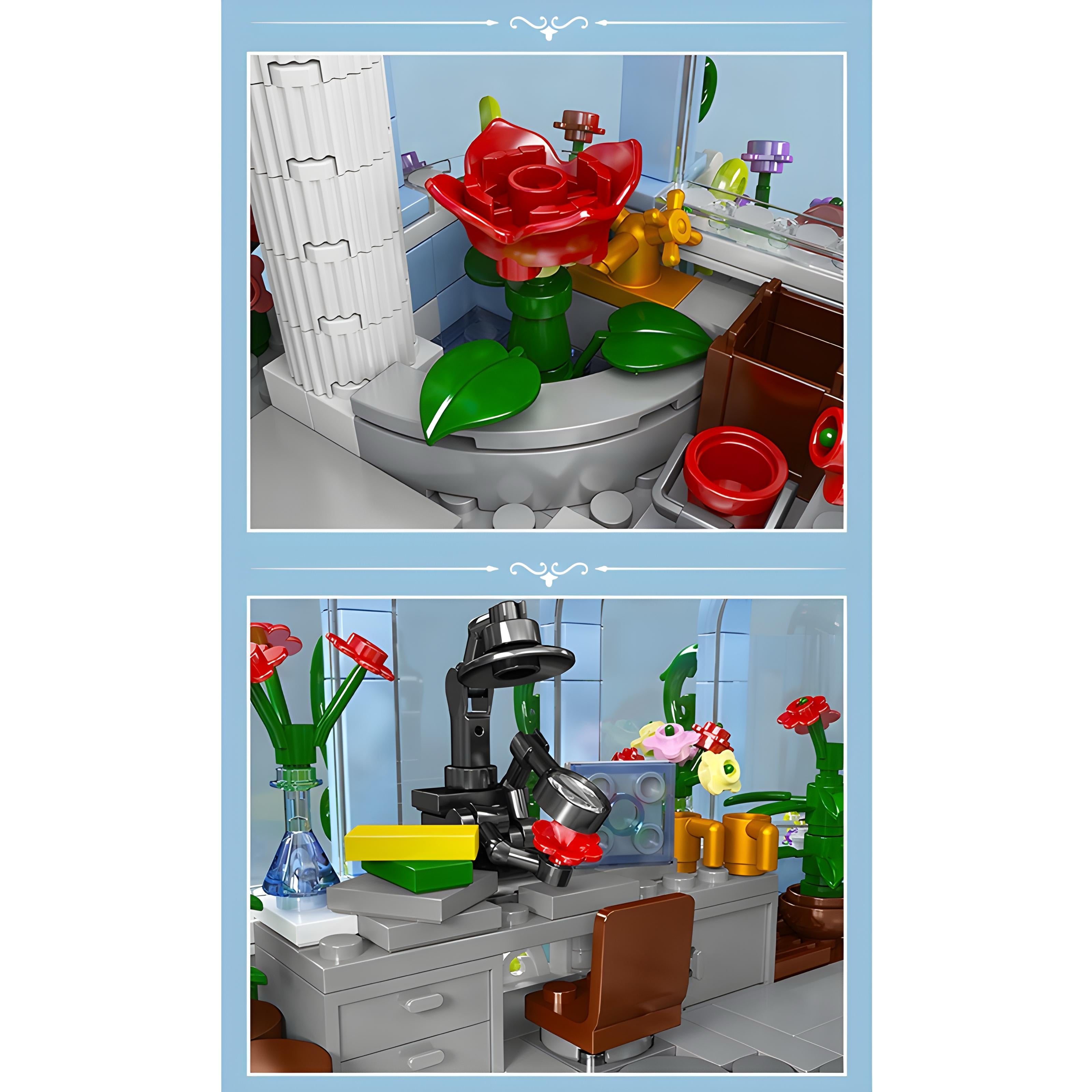 Brick MOC Green House | 1290pcs - Brick Car Merchant