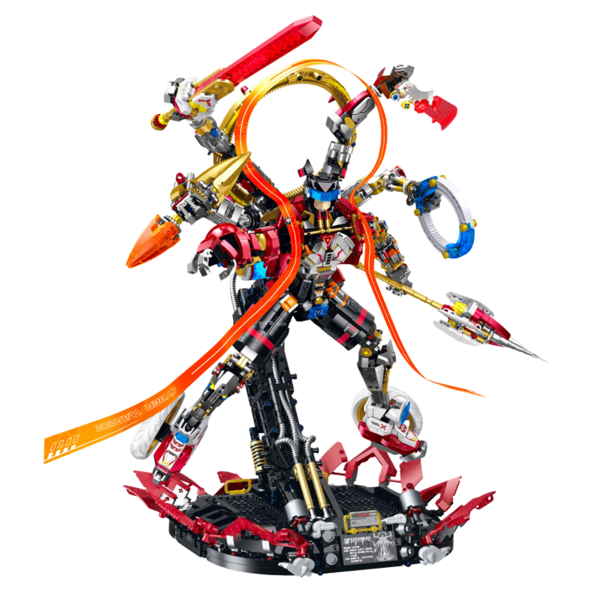 Brick MOC Asura Six-Armed Mecha | 2938pcs - Brick Car Merchant