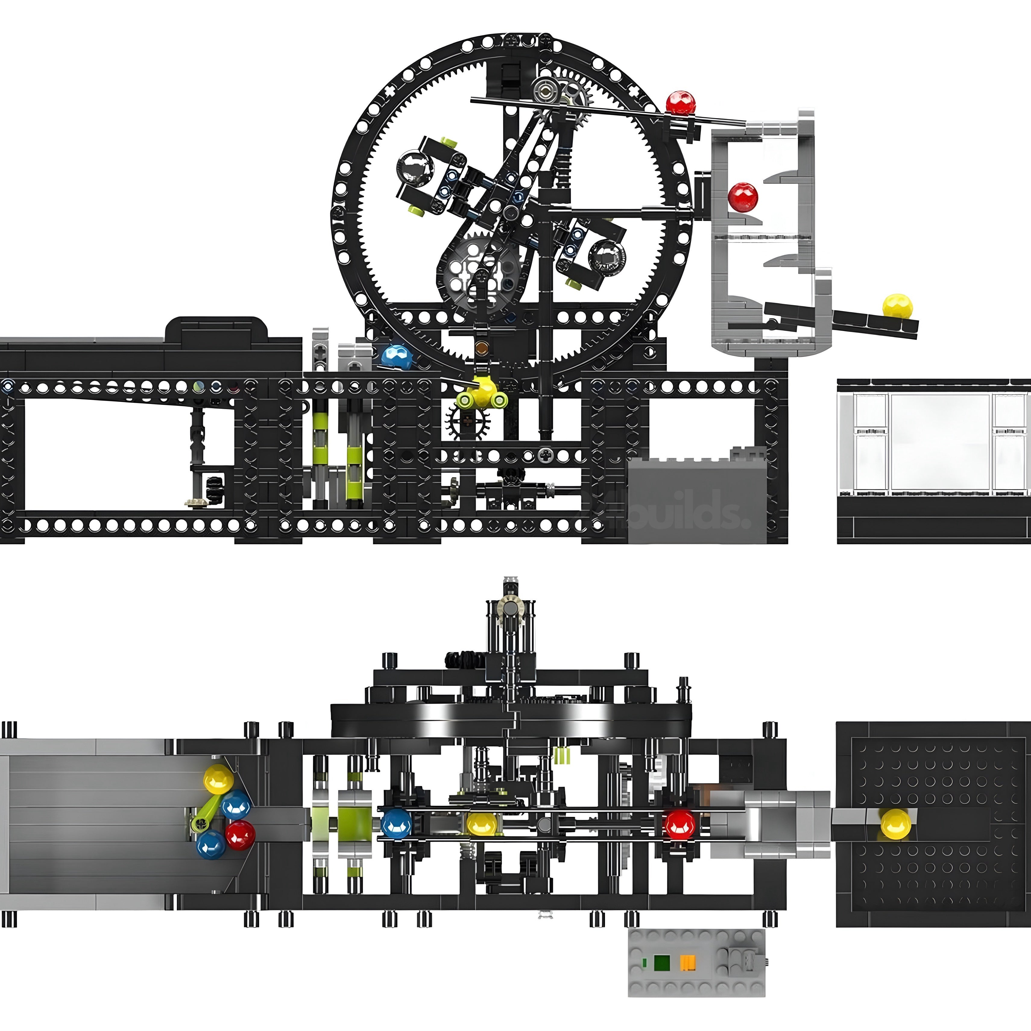 LEGO MOC Motorised Planetary GBC | 1012pcs - Brick Car Merchant