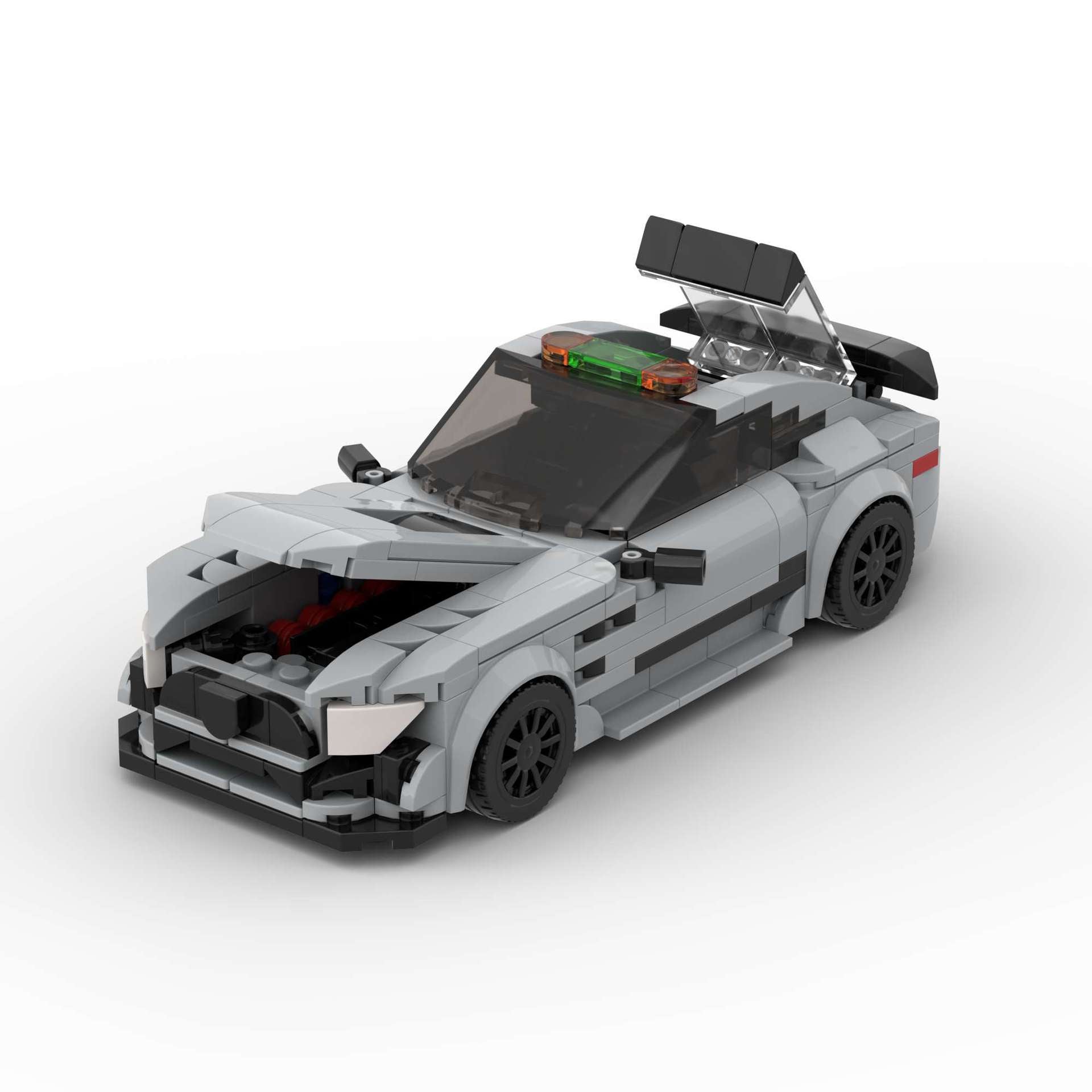 Brick MOC GT-R Formula Safety Car - Brick Car Merchant