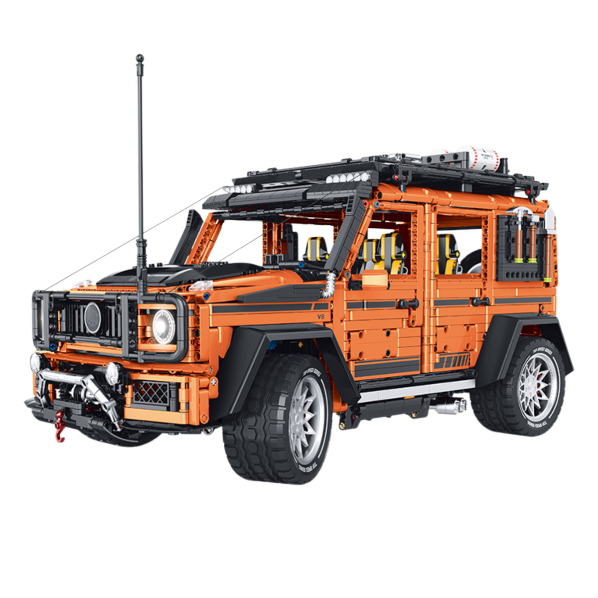 Brick MOC Mercedes AMG "Amber Fortress" G63 | 3914 pieces - Brick Car Merchant