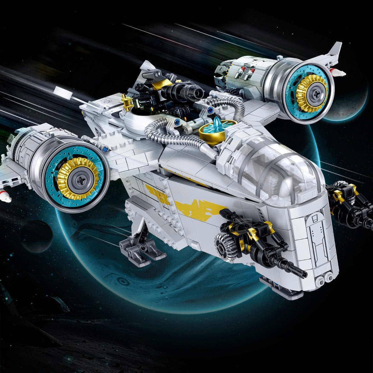 Voidblade Space Explorer building kit - detail view 2 - Brick Car Merchant