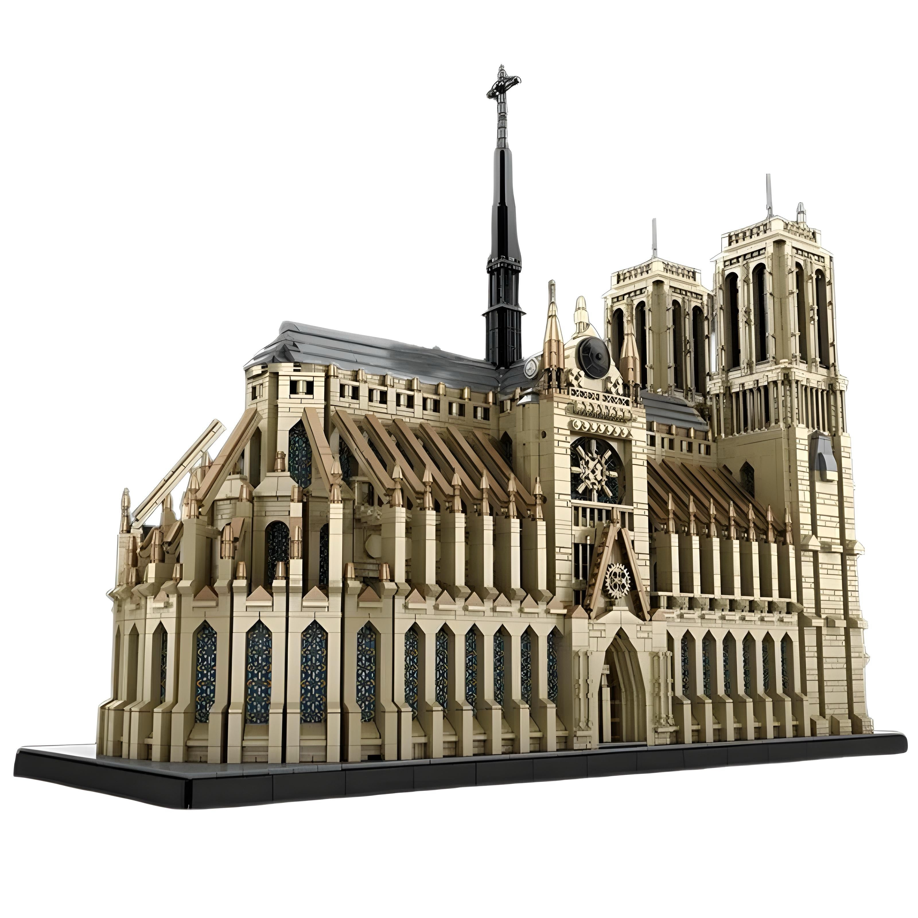 LEGO MOC Notre Dame Cathedral | 8867pcs - Brick Car Merchant