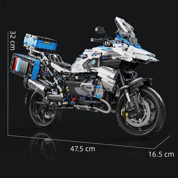 Brick MOC Adventure Touring Motorcycle | 2369pcs - Brick Car Merchant
