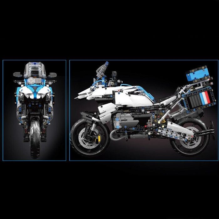 Brick MOC Adventure Touring Motorcycle | 2369pcs - Brick Car Merchant