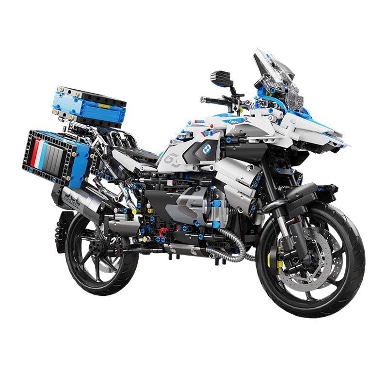 Brick MOC Adventure Touring Motorcycle | 2369pcs - Brick Car Merchant