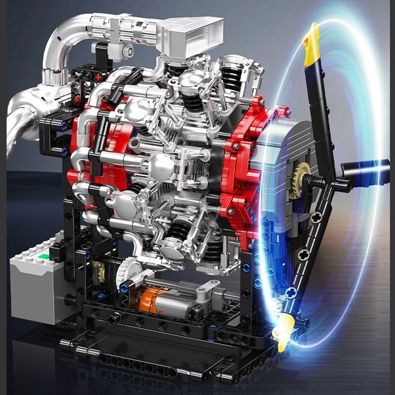 Brick MOC Aero Propulsion Engine Kit | 1147pcs - Brick Car Merchant
