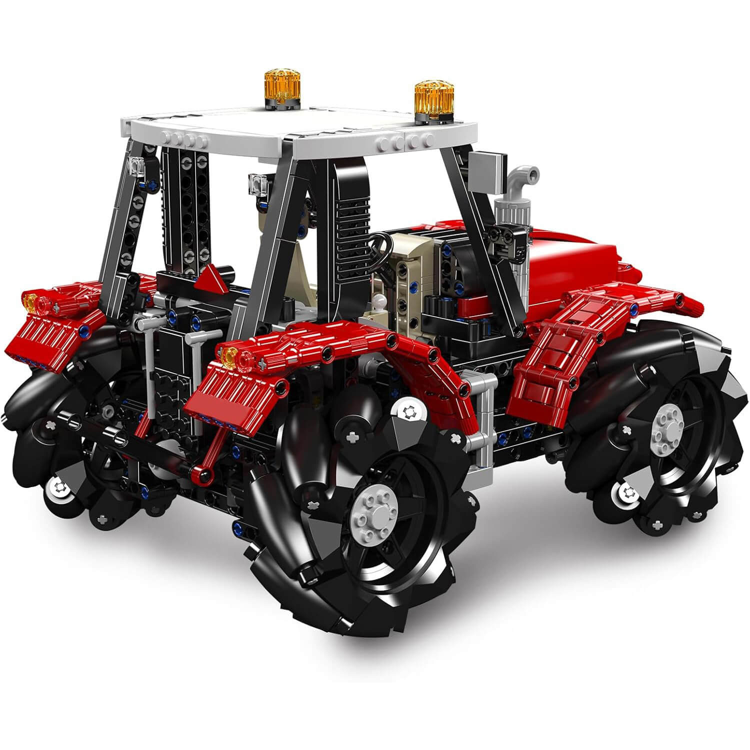 Brick MOC Agricultural Tractor Remote Control | 1391pcs - Brick Car Merchant