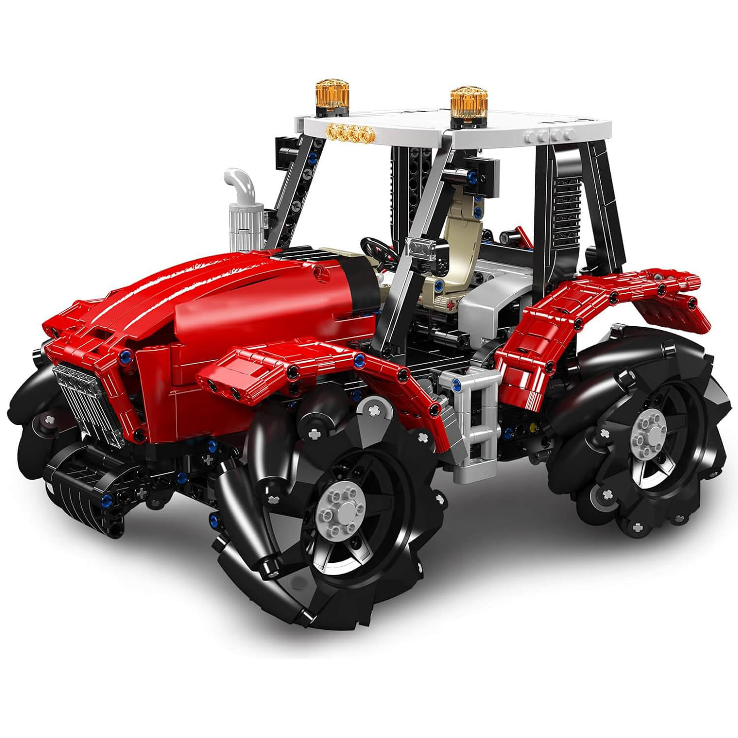 Brick MOC Agricultural Tractor Remote Control | 1391pcs - Brick Car Merchant
