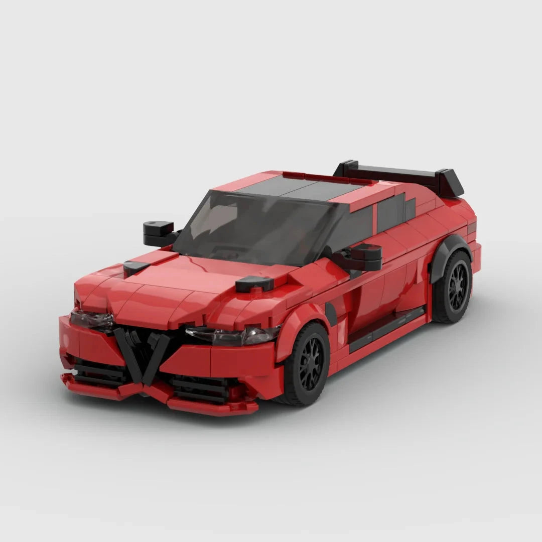 Brick MOC Alfa Romeo Giulia GTAM - Brick Car Merchant