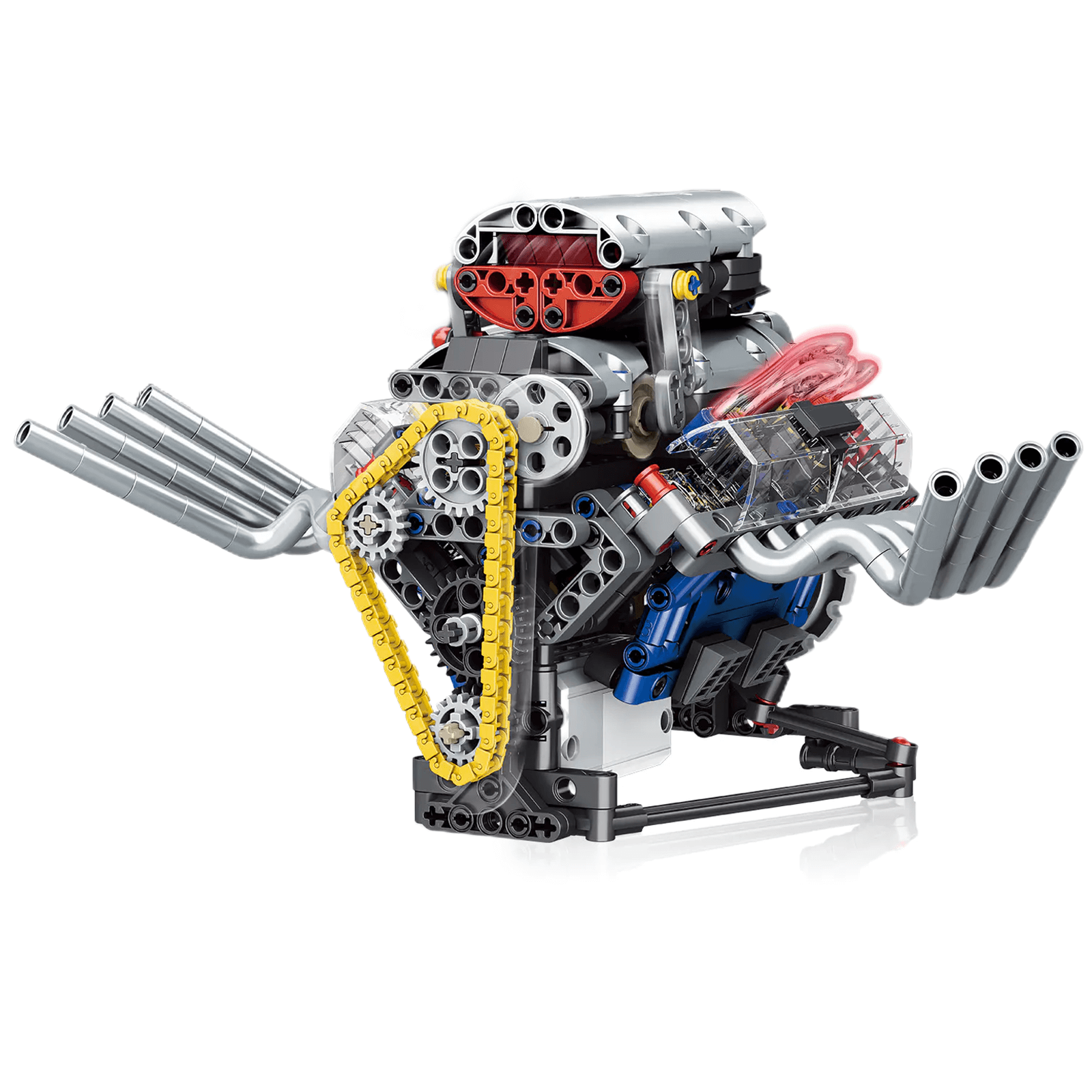 Brick MOC American Muscle V8 Functional | 664pcs - Brick Car Merchant