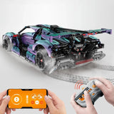 LEGO MOC Apollo IE Super Plated | Remote Control, Drift, Electric Gullwing Doors, 2443pcs - Brick Car Merchant