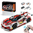 LEGO MOC Apollo Race Car | Remote Control, Drift, Electric Gullwing Doors, 2732 pcs - Brick Car Merchant