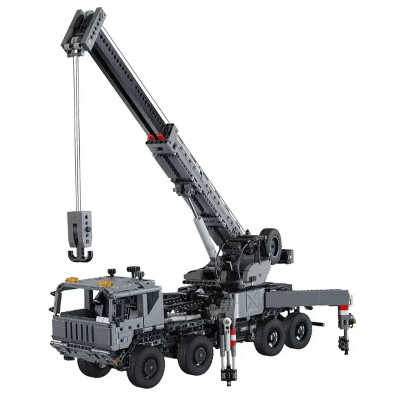 Brick MOC Armored Military Crane Truck | 2685pcs - Brick Car Merchant