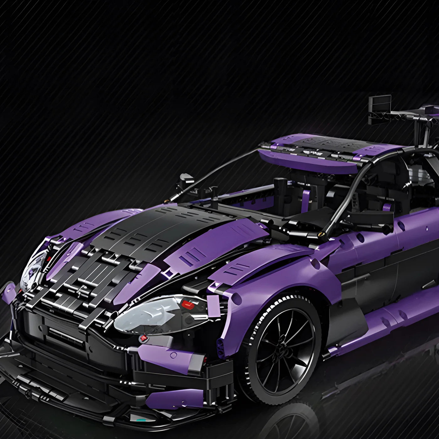 Brick MOC Aston Martin DBRS9 GT3 | 3850 pcs - Brick Car Merchant