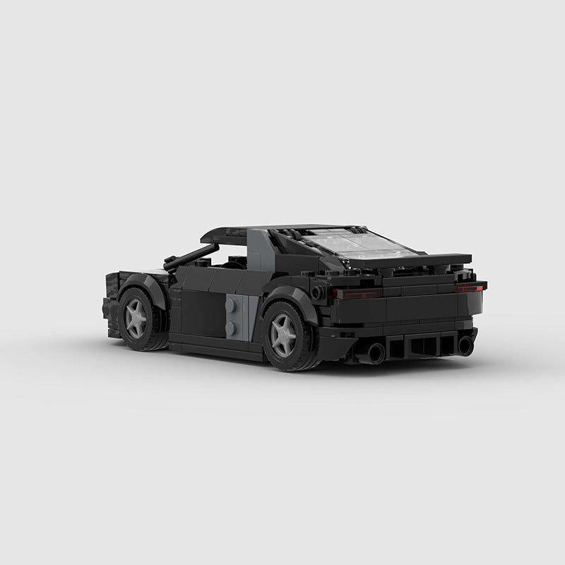 Brick MOC Audi R8 Black - Brick Car Merchant