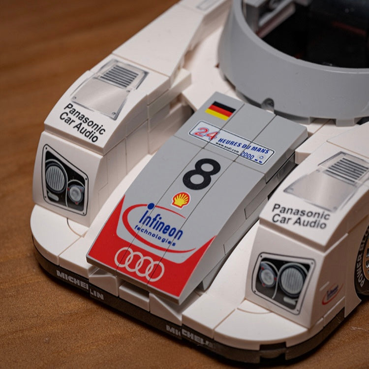 Brick MOC Audi R8 Le Mans 2000 - Brick Car Merchant