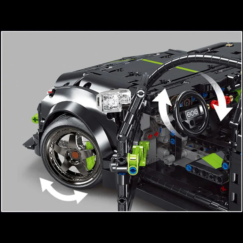 Brick MOC Audi RS6 | 2896 pcs - Brick Car Merchant