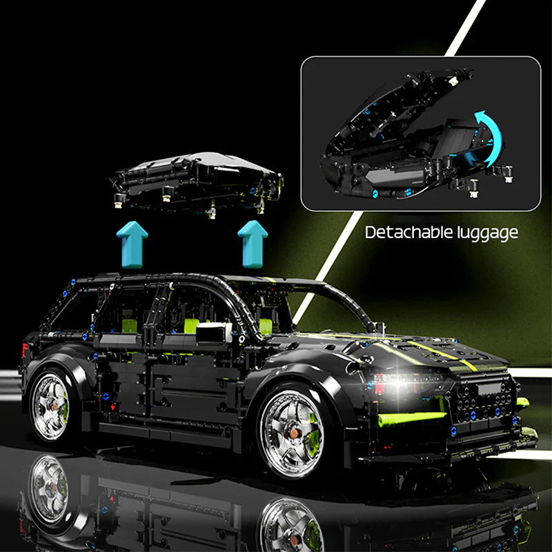 Brick MOC Audi RS6 | 2896 pcs - Brick Car Merchant