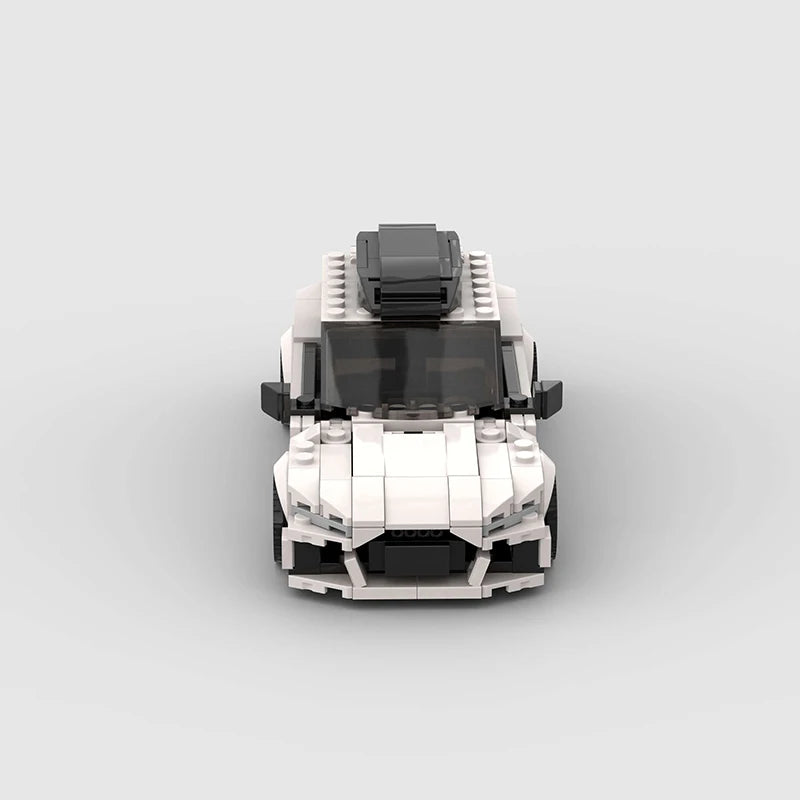 Brick MOC Audi RS6 ABT | White Edition - Brick Car Merchant