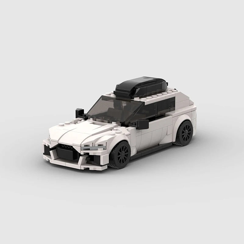 Brick MOC Audi RS6 ABT | White Edition - Brick Car Merchant
