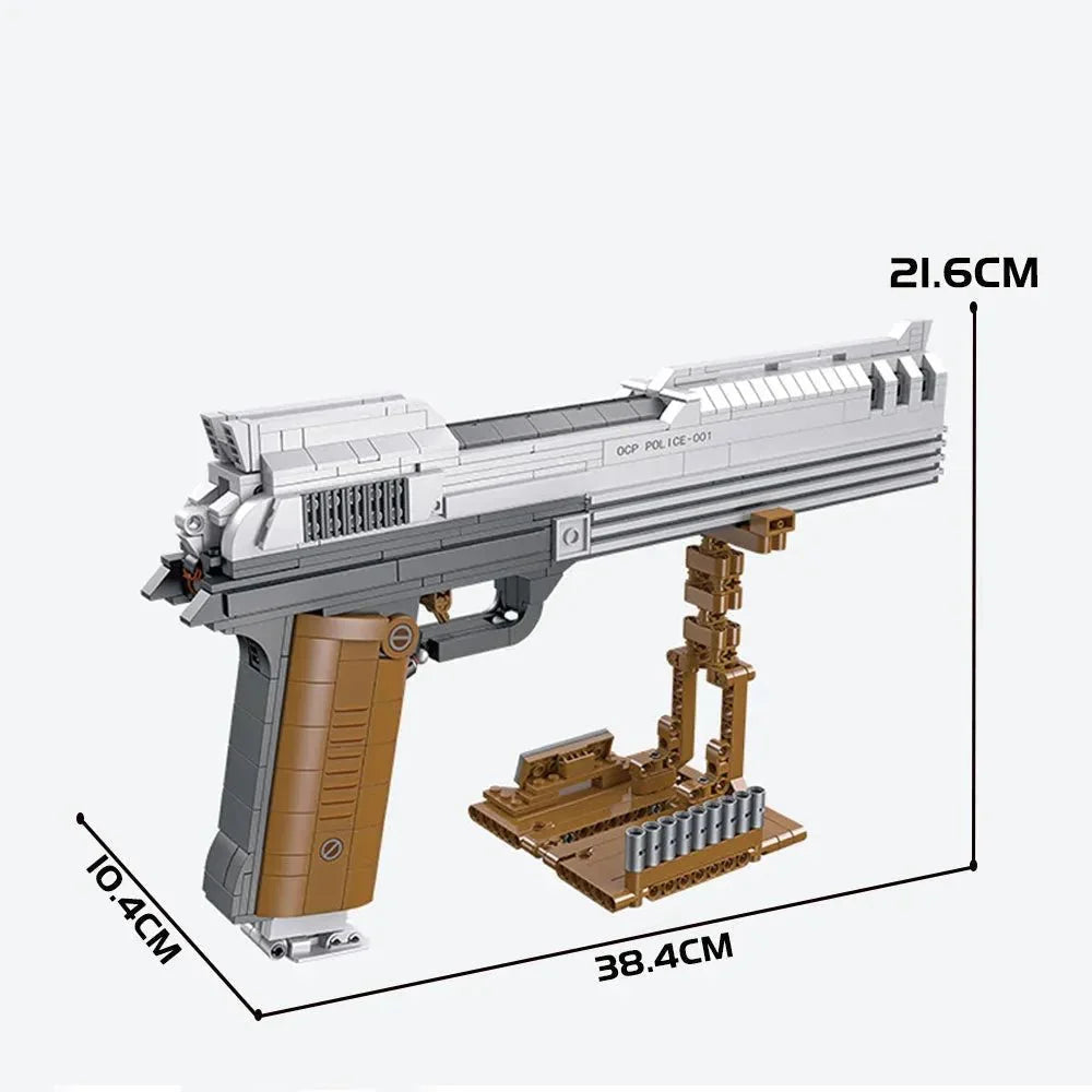 Brick MOC Auto-9 Pistol | 899 pcs - Brick Car Merchant