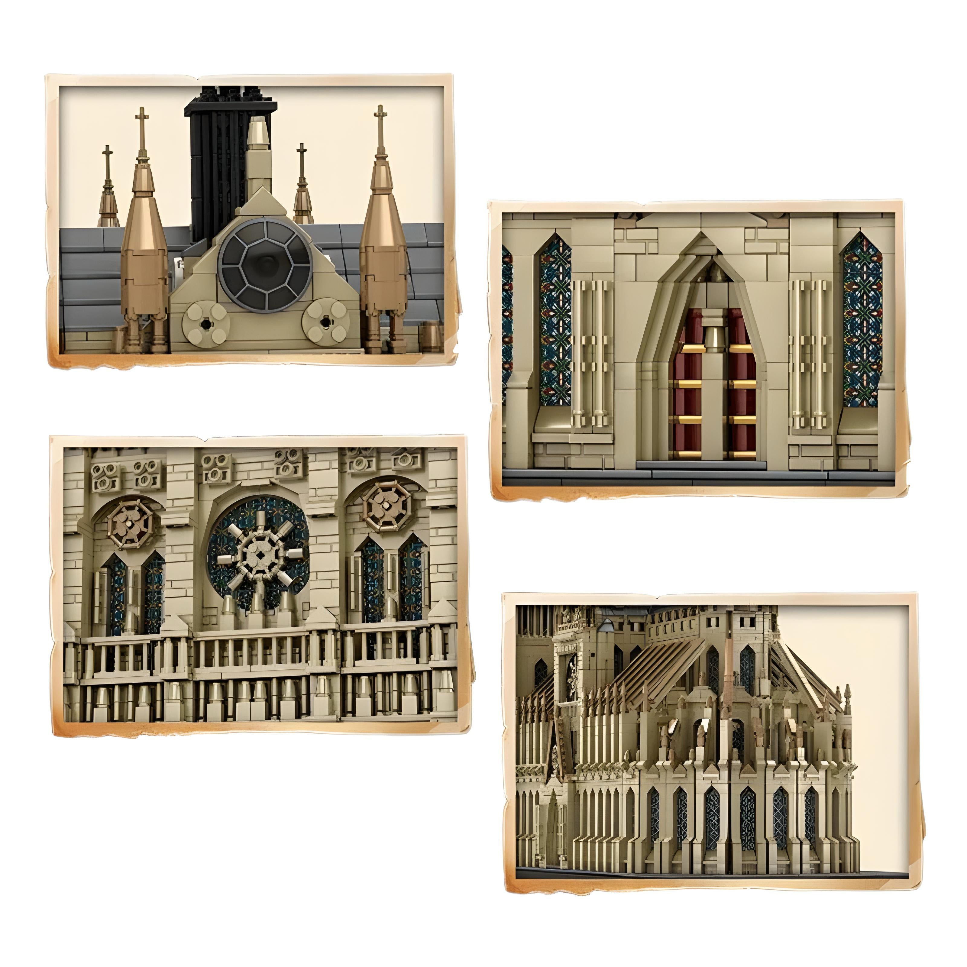 LEGO MOC Notre Dame Cathedral | 8867pcs - Brick Car Merchant