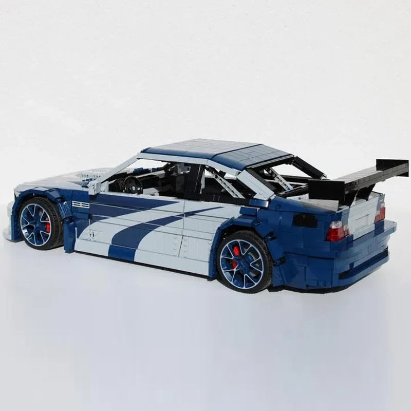Brick MOC BMW M3 E46 GTR | Most Wanted - Brick Car Merchant