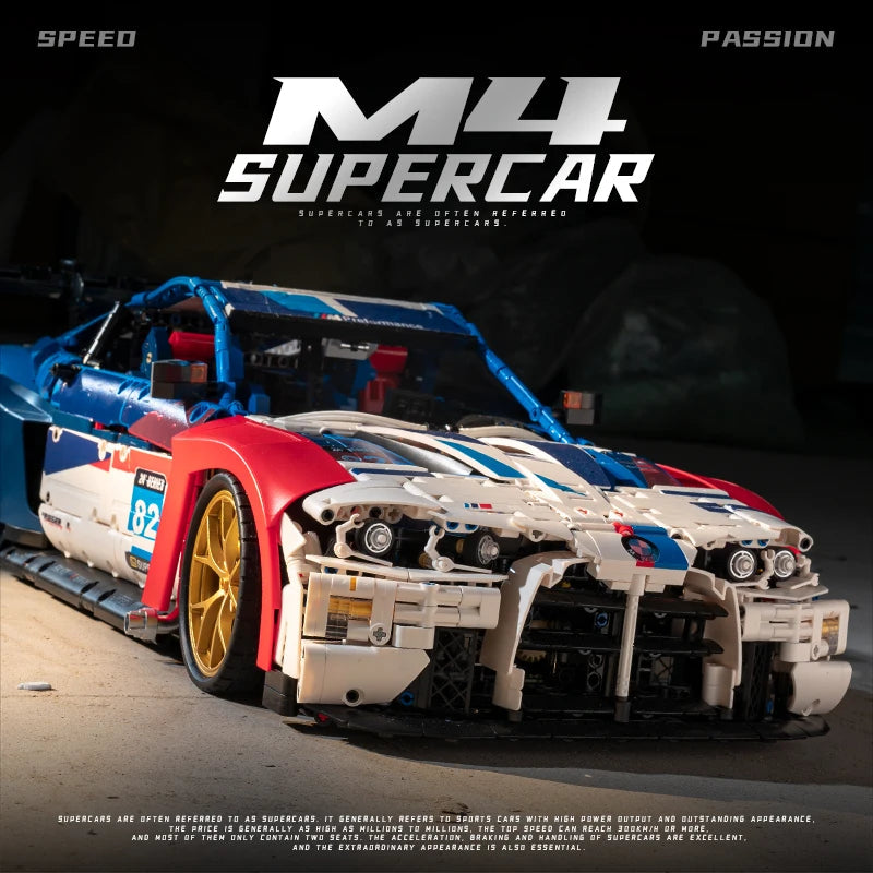 Brick MOC BMW M4 | 4555 pcs - Brick Car Merchant