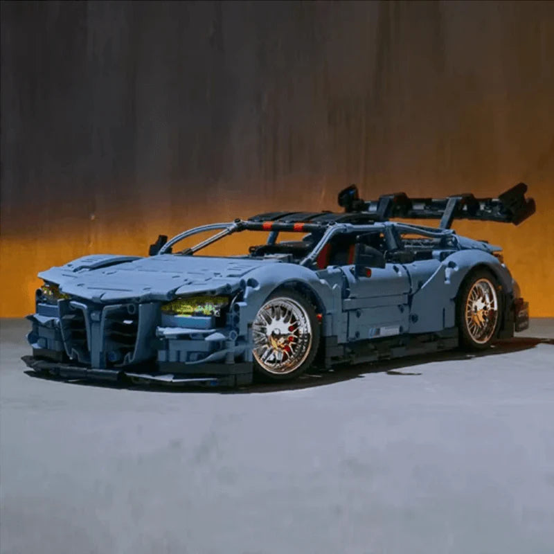 Brick MOC BMW M4 CSL DTM | Remote Control, Opening Features, 2280 pcs - Brick Car Merchant