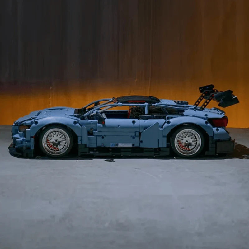 Brick MOC BMW M4 CSL DTM | Remote Control, Opening Features, 2280 pcs - Brick Car Merchant