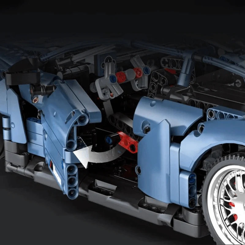 Brick MOC BMW M4 CSL DTM | Remote Control, Opening Features, 2280 pcs - Brick Car Merchant