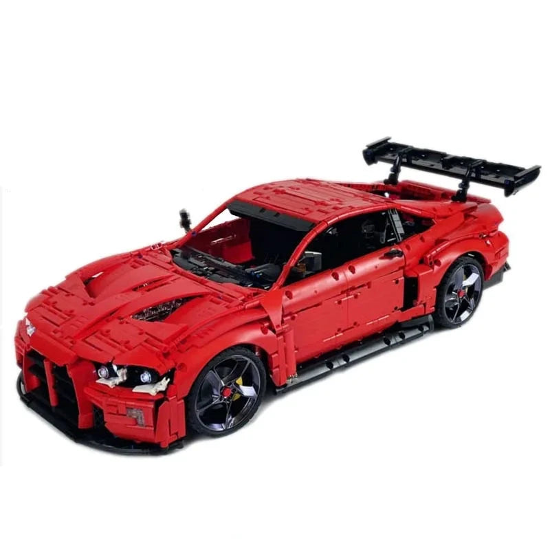 Brick MOC BMW M4 G82 | Remote Control, Opening Features, 3780 pcs - Brick Car Merchant